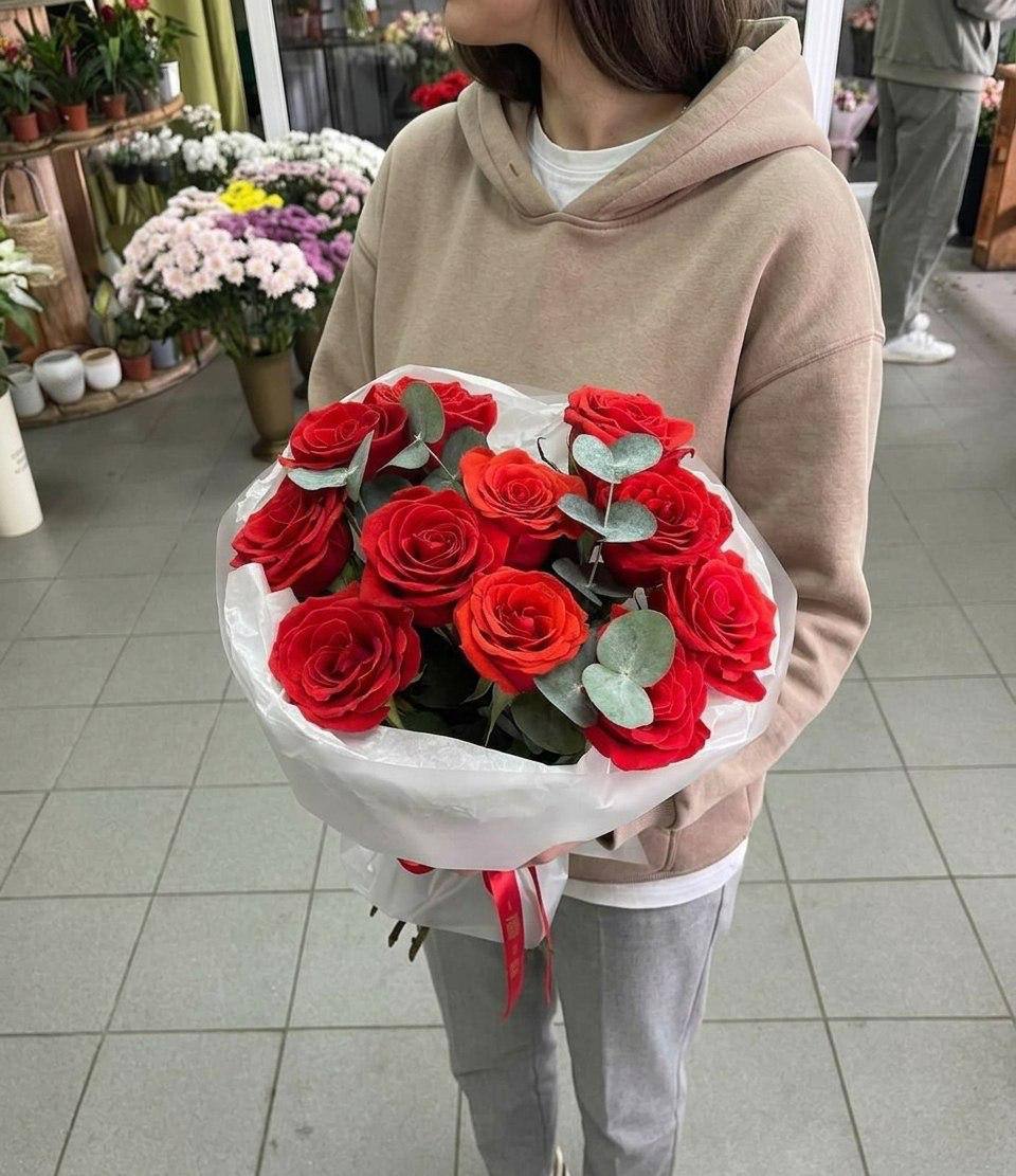 Моно-букет из роз
